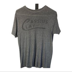 Wornfree Cassius Clay Gray T-shirt Sz Med